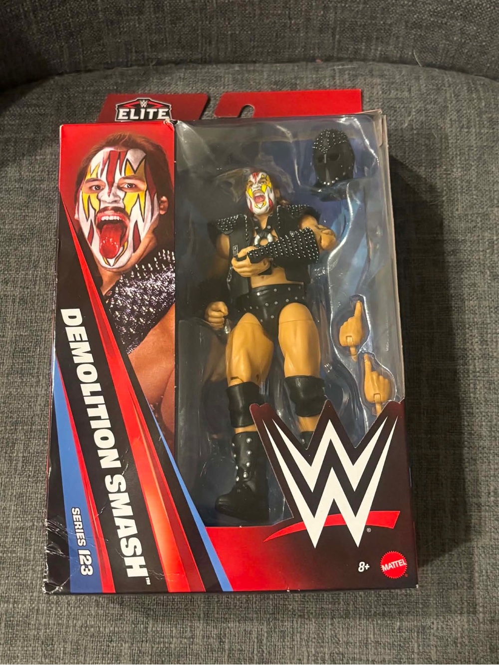 Demolition Smash WWE Elite Collection Series 123 Action Figure New Damaged Box